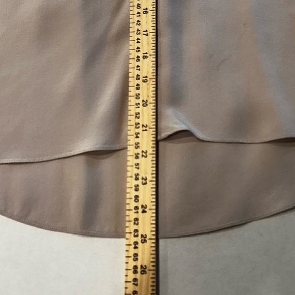 Geren Ford Pale Lavender Sleeveless Silk Ruffle Blouse‎ Small - Picture 11 of 17